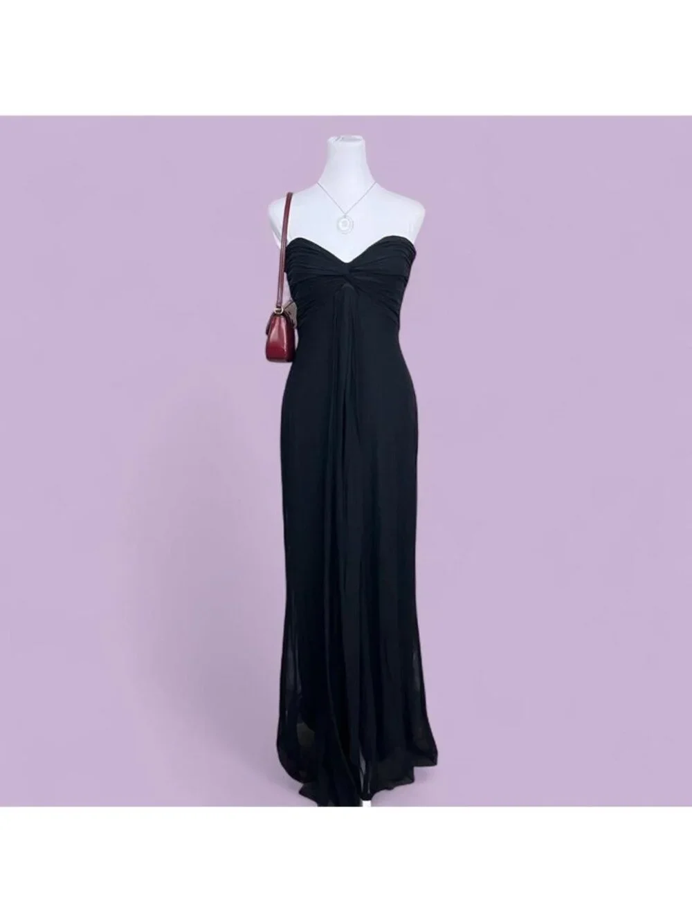 Cache | Dresses | 9s Cache Black Goth Grunge Essential Basic Long Black Strapless Dress | Poshmark Cache | Dresses | 9s Cache Black Goth Grunge Essential Basic Long Black Strapless Dress | Poshmark
